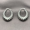 Rhodium Gold Filled Small Hoop, Polished, Rhodium Finish, 02.282.0158.24