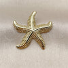 Oro Laminado Fancy Pendant, Gold Filled Style Star Design, Polished, Golden Finish, 05.459.0052