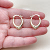 Oro Laminado Small Hoop, Gold Filled Style Polished, Golden Finish, 02.196.0264.18