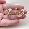 Oro Laminado Small Hoop, Gold Filled Style Hollow Design, Polished, Golden Finish, 02.196.0283.25