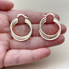 Oro Laminado Small Hoop, Gold Filled Style Polished, Golden Finish, 02.196.0293.25