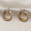 Oro Laminado Small Hoop, Gold Filled Style Polished, Golden Finish, 02.196.0293.22