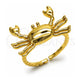 Anillo Elegante 01.381.0016 Oro Laminado, Pulido, Tono Dorado (Talla Unica)