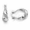 Rhodium Gold Filled Small Hoop, Polished, Rhodium Finish, 02.170.0608.18