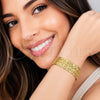 Oro Laminado Individual Bangle, Gold Filled Style Polished, Golden Finish, 07.170.0084 (Thickness, One size fits all)