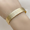 Oro Laminado Individual Bangle, Gold Filled Style Polished, Golden Finish, 07.170.0084 (Thickness, One size fits all)
