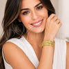 Oro Laminado Individual Bangle, Gold Filled Style Polished, Golden Finish, 07.170.0091 (25 MM Thickness, One size fits all)