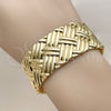 Oro Laminado Individual Bangle, Gold Filled Style Polished, Golden Finish, 07.170.0091 (25 MM Thickness, One size fits all)