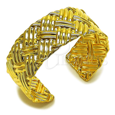 Oro Laminado Individual Bangle, Gold Filled Style Polished, Golden Finish, 07.170.0091 (25 MM Thickness, One size fits all)