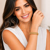 Oro Laminado Individual Bangle, Gold Filled Style Twist Design, Polished, Golden Finish, 07.170.0092 (Thickness, One size fits all)