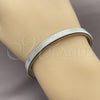 Rhodium Gold Filled Individual Bangle, Polished, Rhodium Finish, 07.170.0094 (07 MM Thickness, One size fits all)