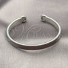 Rhodium Gold Filled Individual Bangle, Polished, Rhodium Finish, 07.170.0094 (07 MM Thickness, One size fits all)