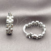 Rhodium Gold Filled Small Hoop, Matte Finish, Rhodium Finish, 02.170.0495.1.20