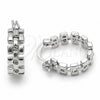 Rhodium Gold Filled Small Hoop, Matte Finish, Rhodium Finish, 02.170.0495.1.20