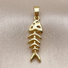 Oro Laminado Fancy Pendant, Gold Filled Style Polished, Golden Finish, 05.341.0114