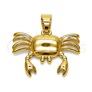 Oro Laminado Fancy Pendant, Gold Filled Style Polished, Golden Finish, 05.341.0118