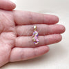 Oro Laminado Fancy Pendant, Gold Filled Style Seahorse Design, Multicolor Enamel Finish, Golden Finish, 05.341.0123