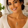 Oro Laminado Fancy Pendant, Gold Filled Style Fish Design, with White Cubic Zirconia and White Micro Pave, Polished, Golden Finish, 05.341.0128