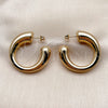 Oro Laminado Medium Hoop, Gold Filled Style Polished, Golden Finish, 02.468.0001.40