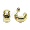 Oro Laminado Small Hoop, Gold Filled Style Polished, Golden Finish, 02.468.0009.20