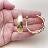 Oro Laminado Medium Hoop, Gold Filled Style Polished, Golden Finish, 02.468.0010.40