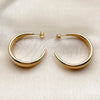 Oro Laminado Medium Hoop, Gold Filled Style Polished, Golden Finish, 02.468.0010.40