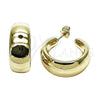 Oro Laminado Medium Hoop, Gold Filled Style Polished, Golden Finish, 02.468.0010.30
