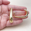 Oro Laminado Stud Earring, Gold Filled Style Polished, Golden Finish, 02.468.0013