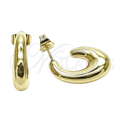 Oro Laminado Small Hoop, Gold Filled Style Polished, Golden Finish, 02.468.0015.15