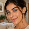 Oro Laminado Huggie Hoop, Gold Filled Style with White Cubic Zirconia, Polished, Golden Finish, 02.267.0124.18