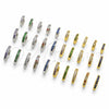 Rhodium Gold Filled Huggie Hoop, with Multicolor Cubic Zirconia, Polished, Rhodium Finish, 02.267.0140.9.12