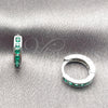 Rhodium Gold Filled Huggie Hoop, Polished, Rhodium Finish, 02.267.0143.6.12