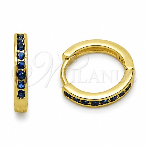 Oro Laminado Huggie Hoop, Gold Filled Style Polished, Golden Finish, 02.267.0143.2.16