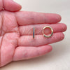 Oro Laminado Huggie Hoop, Gold Filled Style with Sapphire Blue Cubic Zirconia, Polished, Golden Finish, 02.267.0148.2.16