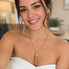 Oro Laminado Fancy Pendant, Gold Filled Style Fish Design, with Garnet Cubic Zirconia, Polished, Golden Finish, 05.282.0010