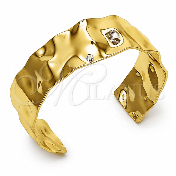 Oro Laminado Individual Bangle, Gold Filled Style Polished, Golden Finish, 07.282.0092 (20 MM Thickness, One size fits all)