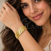 Oro Laminado Individual Bangle, Gold Filled Style Polished, Golden Finish, 07.282.0093 (20 MM Thickness, One size fits all)