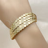 Oro Laminado Individual Bangle, Gold Filled Style Polished, Golden Finish, 07.282.0093 (20 MM Thickness, One size fits all)