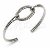 Rhodium Gold Filled Individual Bangle, Love Knot Design, Polished, Rhodium Finish, 07.282.0103 (04 MM Thickness, One size fits all)