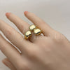 Oro Laminado Elegant Ring, Gold Filled Style Ball Design, Polished, Golden Finish, 01.282.0032 (One size fits all)