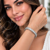 Rhodium Gold Filled Individual Bangle, Polished, Rhodium Finish, 07.282.0110 (Thickness, One size fits all)