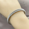 Rhodium Gold Filled Individual Bangle, Polished, Rhodium Finish, 07.282.0111 (Thickness, One size fits all)