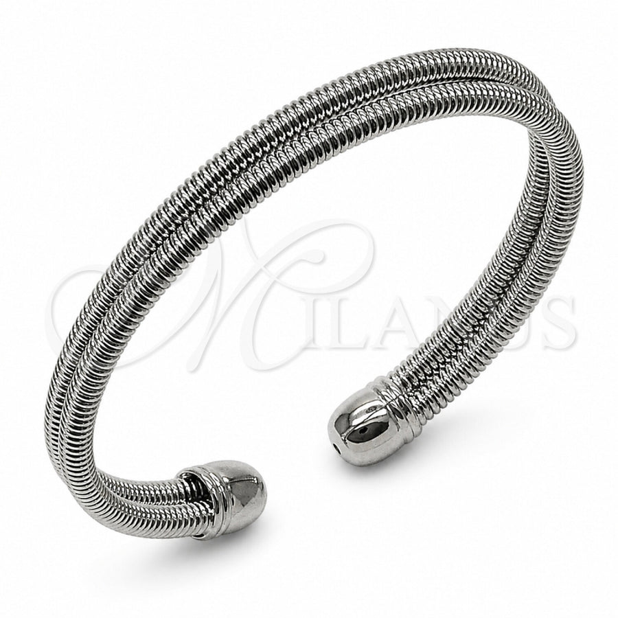 Rhodium Gold Filled Individual Bangle, Polished, Rhodium Finish, 07.282.0111 (Thickness, One size fits all) for wholesale, main product view