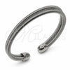 Rhodium Gold Filled Individual Bangle, Polished, Rhodium Finish, 07.282.0111 (Thickness, One size fits all)