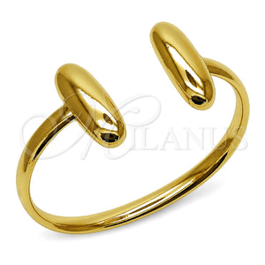 Oro Laminado Individual Bangle, Gold Filled Style Polished, Golden Finish, 07.282.0112 (06 MM Thickness, One size fits all)