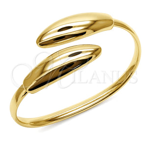 Oro Laminado Individual Bangle, Gold Filled Style Polished, Golden Finish, 07.282.0114 (03 MM Thickness, One size fits all)