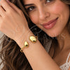 Oro Laminado Individual Bangle, Gold Filled Style Polished, Golden Finish, 07.282.0117 (Thickness, One size fits all)