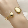 Oro Laminado Individual Bangle, Gold Filled Style Polished, Golden Finish, 07.282.0117 (Thickness, One size fits all)