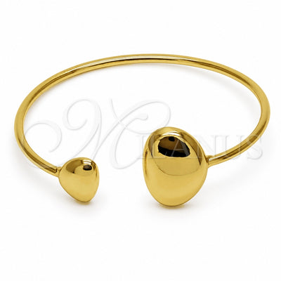 Oro Laminado Individual Bangle, Gold Filled Style Polished, Golden Finish, 07.282.0117 (Thickness, One size fits all)