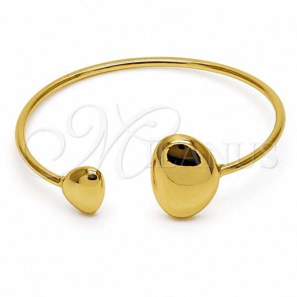 Oro Laminado Individual Bangle, Gold Filled Style Polished, Golden Finish, 07.282.0117 (Thickness, One size fits all)
